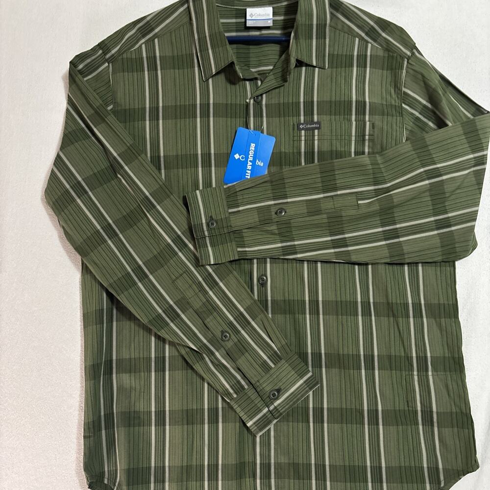 Columbia Men's Rogers Peak Printed Long Sleeve Shirt - Size M NWT